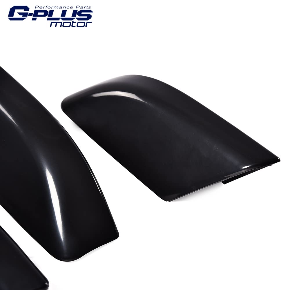 G-PLUS Roof Rack Bar Rail End Cover Shell Cap Compatible with 2003-2009 Toyota 4Runner,Roof Rail Rack 4Pcs (Black)