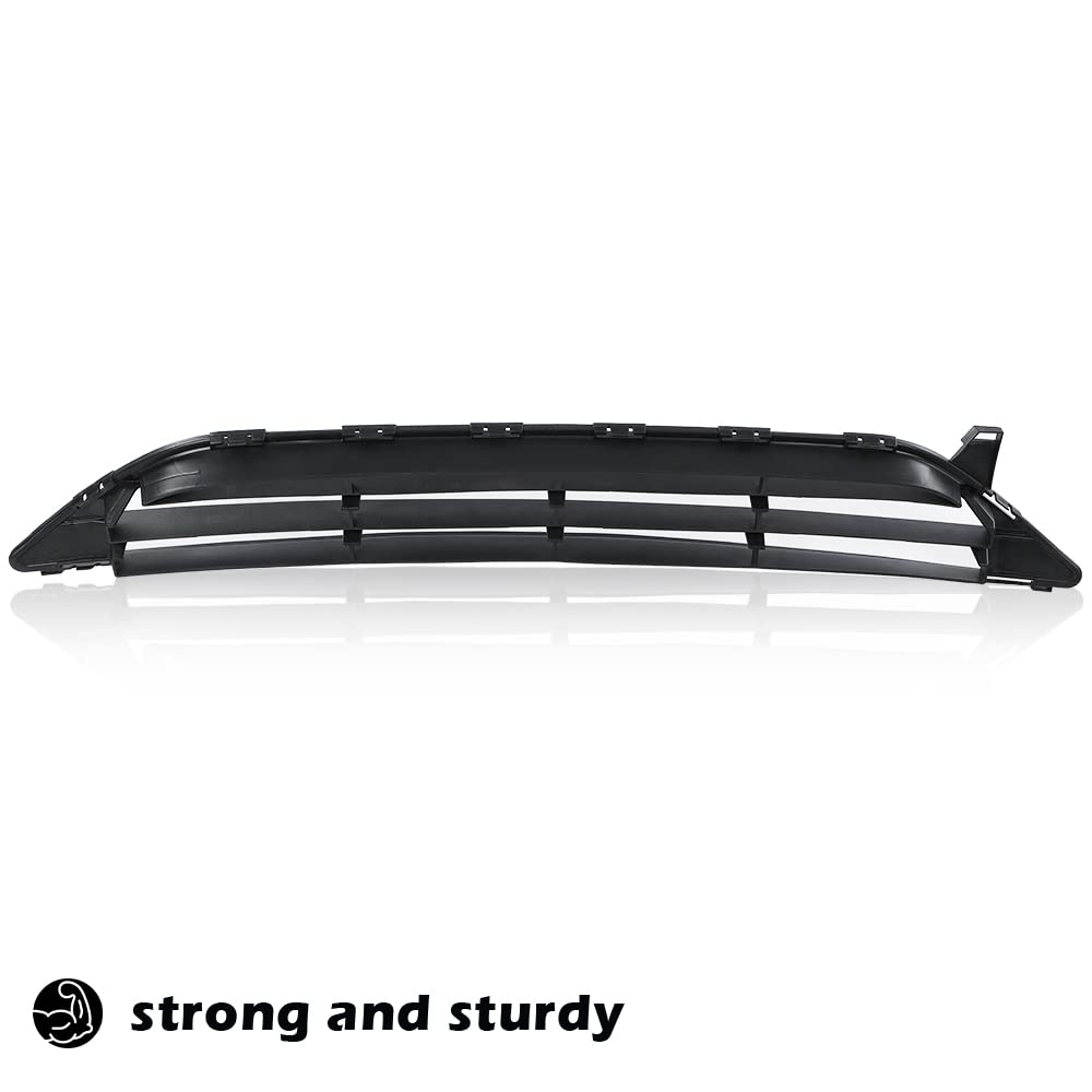 G-PLUS Front Bumper Grille Insert Compatible with Nissan Rogue 2017 2018 2019 Lower Radiator Hood Grill Assembly 622546FL0A