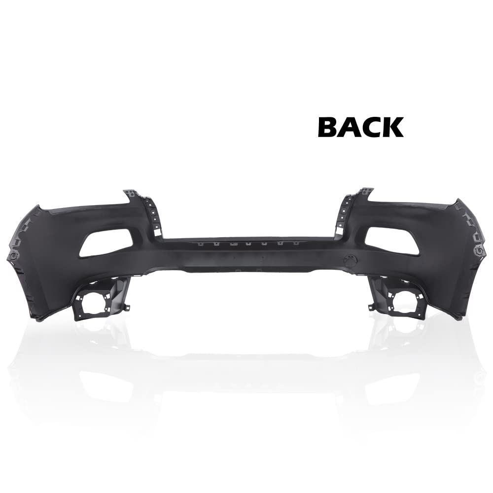 G-PLUS Front Upper Bumper Cover Compatible with Jeep Cherokee 2014 2015 2016 2017 2018, Not Fit Trailhawk Models, 5NJ52TZZAB CH1014112, Primered Black