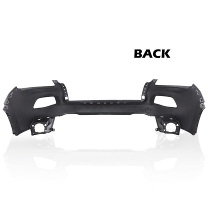 G-PLUS Front Upper Bumper Cover Compatible with Jeep Cherokee 2014 2015 2016 2017 2018, Not Fit Trailhawk Models, 5NJ52TZZAB CH1014112, Primered Black