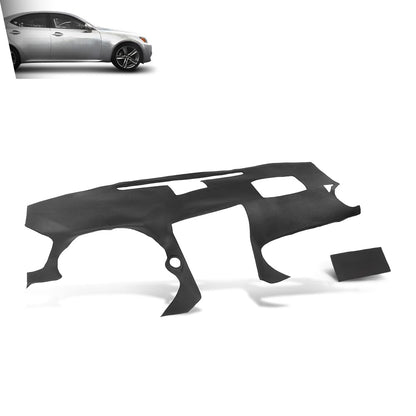 G-PLUS TPE Dash Cover Dashboard, Compatible with LX IS250/IS350 C 2010-2013 LX IS250/IS350 Base 2006-2013 Black