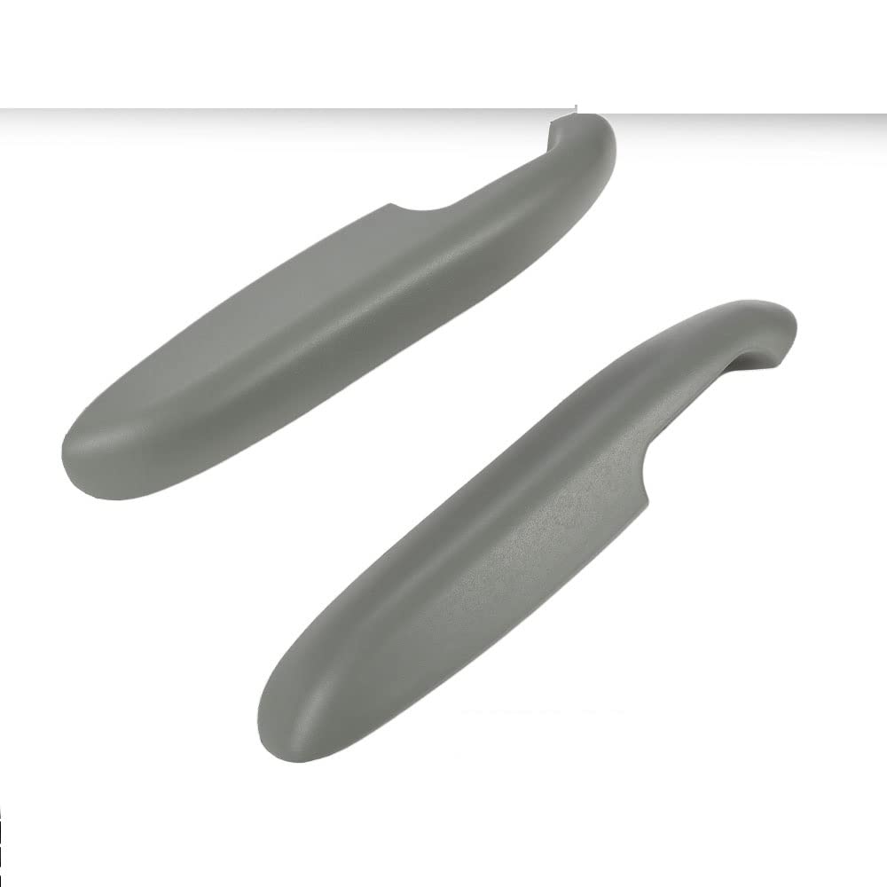 G-PLUS Door Armrest Compatible with 1999 Cadillac, Fit 1995-2000 Chevy/GMC Pickup Truck SUV w/Manual Windows(Driver & Passenger Side Pair Gray)