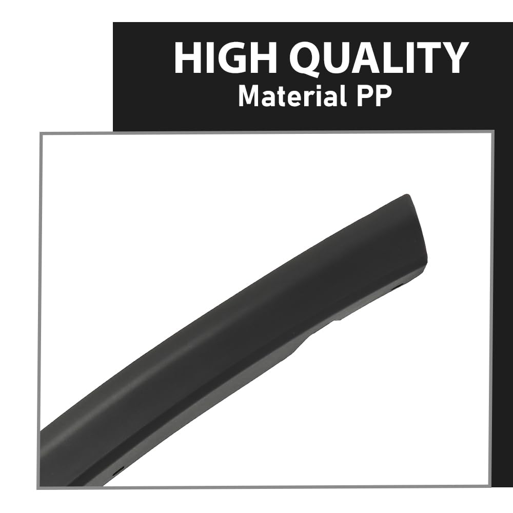 G-PLUS Rear Left Fender Flares Compatible with Jeep Grand Cherokee 2011-2021 Wheel Opening Molding Arch Trim 1MP35RXFAH Black
