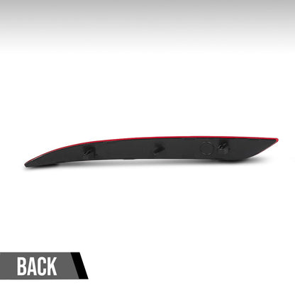 G-PLUS Rear Bumper Reflector Lamp Right Side Compatible with Tesla Model 3 2017-2023 1077407-00-F, 107740700F Red