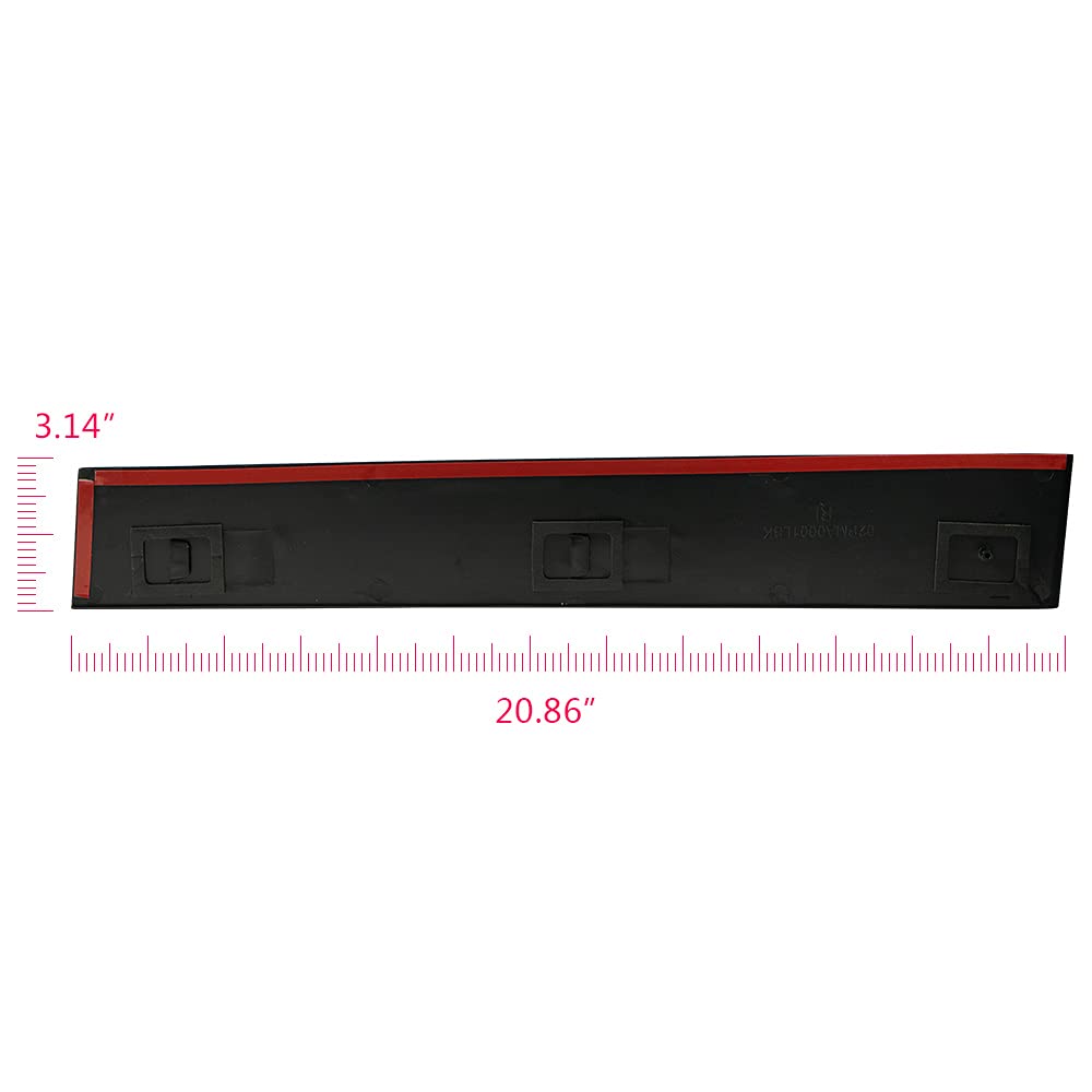 Front Driver Side B Pillar Molding Compatible with Chrysler Town & Country 2008-2016/Grand Caravan 2008-2020 Black