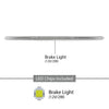 G-PLUS 3rd Third Brake Light LED, Compatible with Mini Cooper Clubman R55 2007-2014, Rear Third Brake Lamp Clear Lens, 63252755613