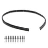 G-PLUS Black Rubber Bumper Hood Seal & Rivets Compatible with Dodge Challenger 2008-2022 68051392AB, 68051392AA