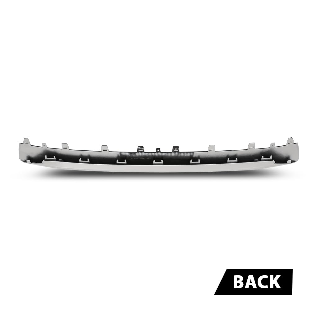 G-PLUS Front Bumper Cover Lower Spoiler Molding Trim, Compatible with Audi A8 & S8 2015-2018 W/S-Line Package, Silvery, AU40807110, 4H0807110C
