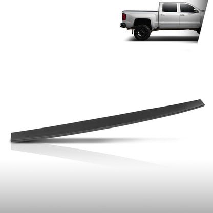 G-PLUS Tailgate Molding Cap Top Protector Molding Trim Compatible with Chevy Silverado GMC Sierra 2014-2018 Black