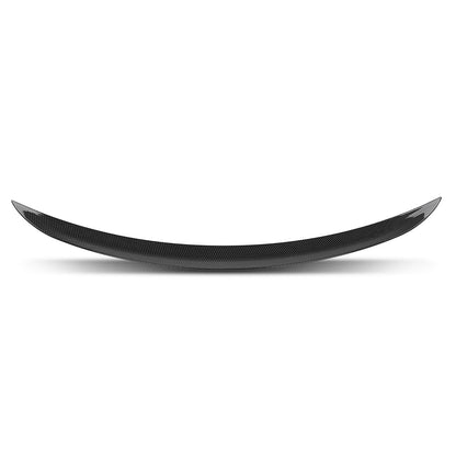 G-PLUS Rear Trunk Spoiler Wing Compatible with BMW 3 Series M3 E90 Sedan 2005 2006 2007 2008 2009 2010 2011 Rear Trunk Spoiler Lip Wing Carbon Fiber Black