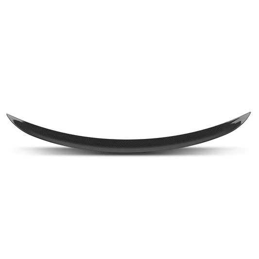 G-PLUS Rear Trunk Spoiler Wing Compatible with BMW 3 Series M3 E90 Sedan 2005 2006 2007 2008 2009 2010 2011 Rear Trunk Spoiler Lip Wing Carbon Fiber Black