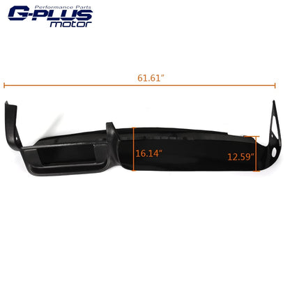 G-PLUS TPE Dash Cover Black Compatible with 1997-1999 Chevy & GMC Truck C/K 1500 Suburban Tahoe Yukon 1999-2000 Cadillac Escalade 1997-2000 Chevy & GMC Truck C/K 2500/3500