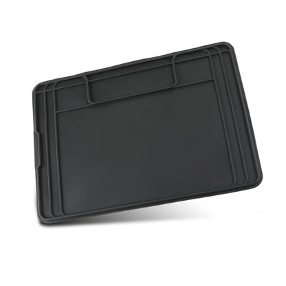 G-PLUS Waterproof Under Sink Liner Mat for Kitchen Bathroom – 28" x 19" TPE - Durable, Flexible Tray – Home Undersink Organizer Must Haves, Black