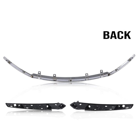 G-PLUS Upper Grille Trim Chrome Compatible with Honda Pilot 2016 2017 2018 71150TG7A00, HO1217108