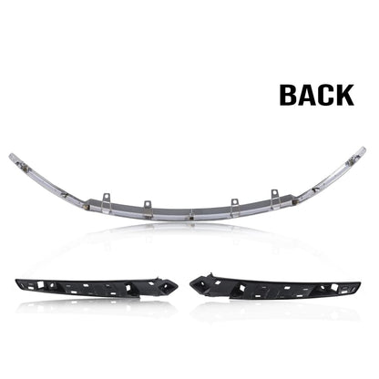 G-PLUS Upper Grille Trim Chrome Compatible with Honda Pilot 2016 2017 2018 71150TG7A00, HO1217108
