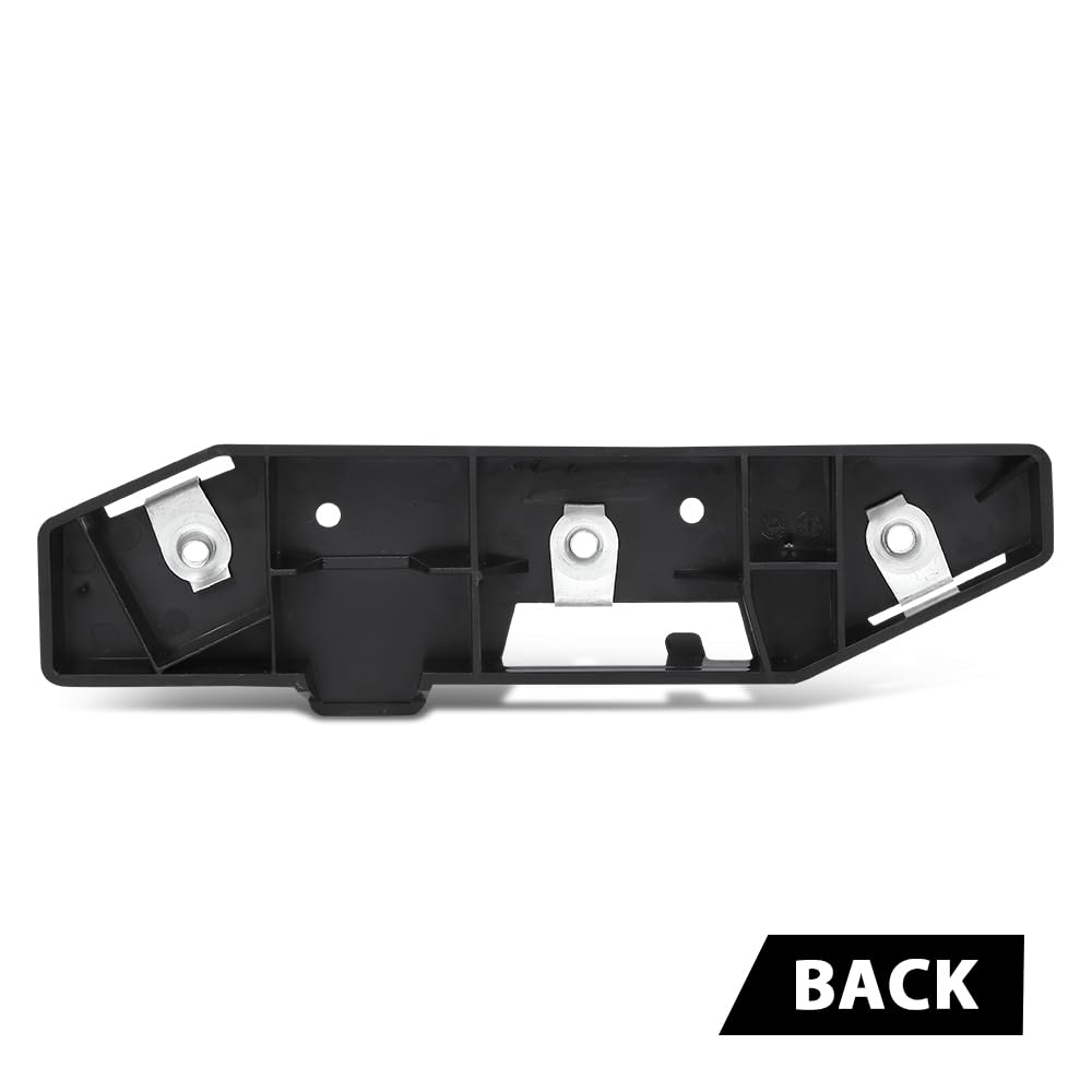 G-PLUS Front Right Side Bumper Bracket Retainer Compatible with Ford Edge (submodel: SE, SEL, Sport, Titanium) 2015-2018 FT4Z17C947A, FO1033108 Black PP