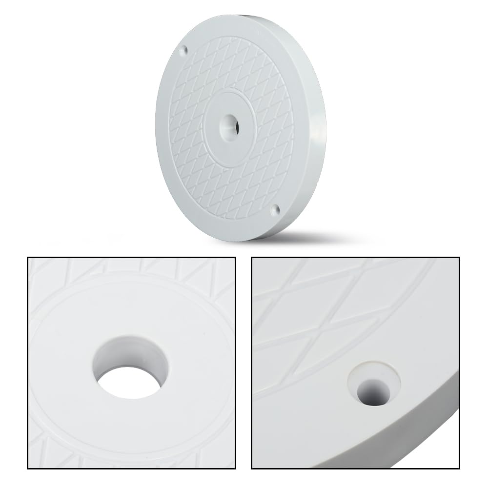 G-PLUS Pool Skimmer Deck Lid Cover, 8.5" Round Original Compatible with Hayward Swimming Pools SPX1084R, Fits Skimmer SP1082, SP1083, SP1084, SP1085, SP1086 Models