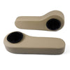 One Pair of Rear Seat Armrest with Cup Holder Universal Replacement for EZGO, for Club Car, for Yamaha and Other Golf Cart Models Beige