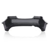 G-PLUS Rear Bumper Cover Compatible with Chevy Aveo Sedan LS LT 4Door 2007 2008 2009 2010 2011 Primed Black Bumper Cover 95978858 GM1100791