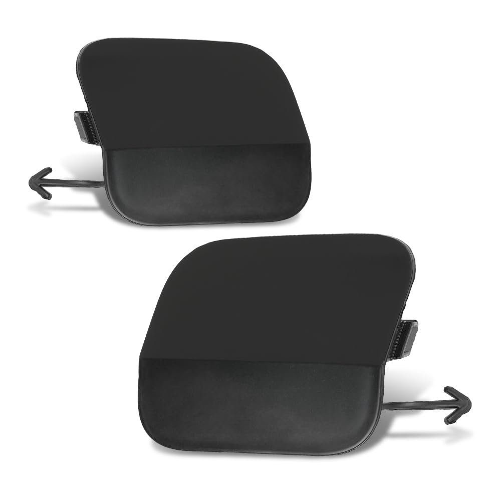 G-PLUS Pair Front Bumper Tow Hook Eye Cover Cap, Compatible with Toyota Highlander 2020-2023, Left & Right Side 2PCS, 521270E930, 521280E933