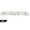G-PLUS Bumper Stainless Chrome Billet Grille Insert Compatible with Nissan Frontier 2009-2021 Only With Painted/Plastic Bumper