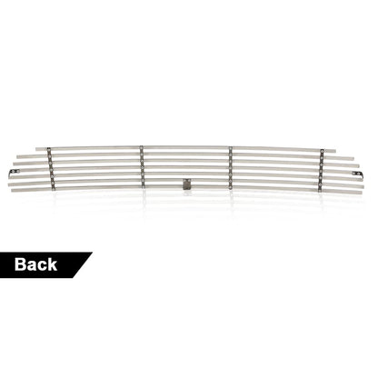 G-PLUS Bumper Stainless Chrome Billet Grille Insert Compatible with Nissan Frontier 2009-2021 Only With Painted/Plastic Bumper