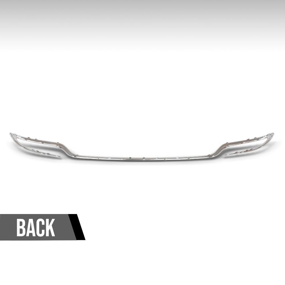 G-PLUS Rear Bumper Molding Chrome Compatible with Benz C300 Sedan 2015-2018 Fit Models Without AMG Styling Package 2058851621, MB1144119 Silver