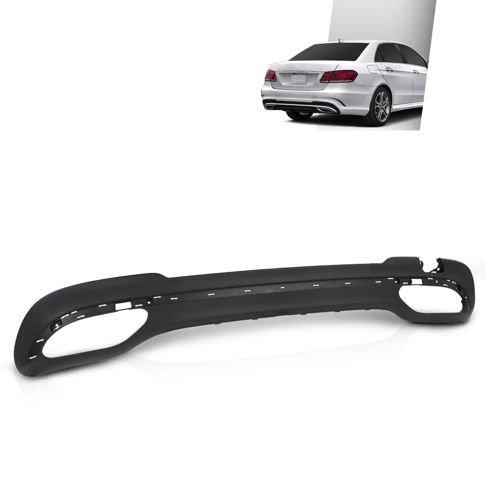 G-PLUS Air Dam Deflector Lower Valance Apron Rear Compatible with Benz E250 (submodel: Bluetec, Bluetec 4Matic) 2014-2016 for Models with AMG Styling Package,Fit Benz E300 4Matic 2015-2016