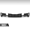 G-PLUS Rear Diffuser Compatible with BMW F32 4-Series 2 Door Coupe 2014 2015 2016 2017 2018 2019 2020 with M Sport Bumper Only Rear Diffuser Lip Glossy Black