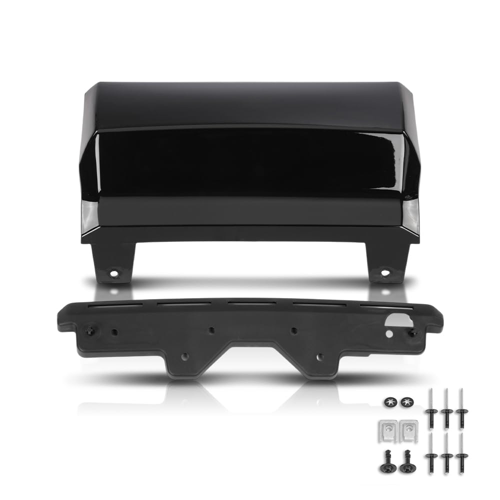 G-PLUS Rear Bumper Trailer Hitch Cover Compatible with Chevy Suburban/Tahoe 2015-2020 84025053, 23139222, 23139230 Black
