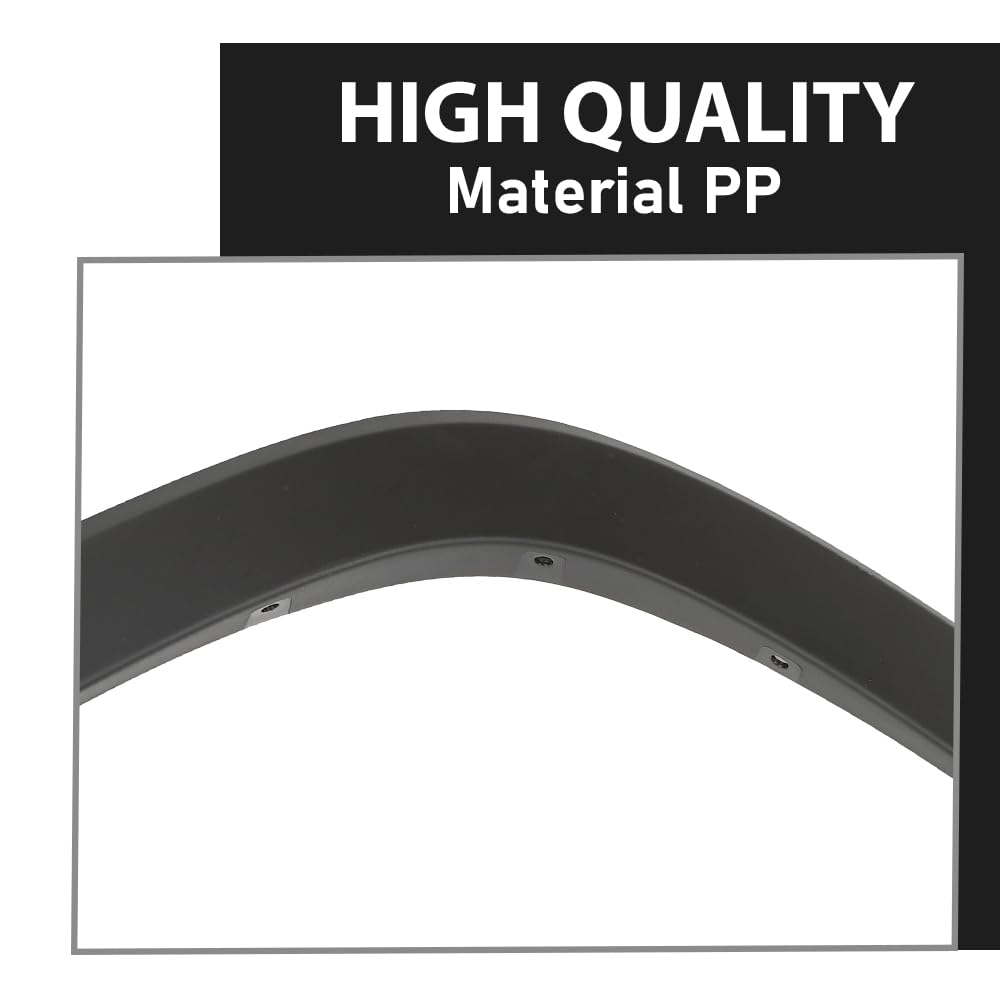 G-PLUS Rear Right Fender Flare Wheel Molding Trim, Compatible with Jeep Cherokee 2019-2022, Not Fit For Trailhawk Models 68316002AD, 68316006AB