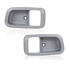 G-PLUS Door Handle Trim Set Compatible with 2000-2006 Toyota Tundra,Interior Door Handle Bezel 2Pc (Light Grey)