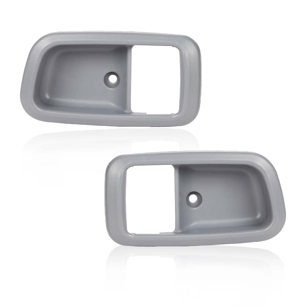 G-PLUS Door Handle Trim Set Compatible with 2000-2006 Toyota Tundra,Interior Door Handle Bezel 2Pc (Light Grey)