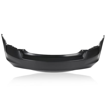 G-PLUS Rear Bumper Cover Compatible with Honda Accord V6 Sedan Dual Exhaust 2008 2009 2010 2011 2012, 04715TA1A91ZZ, HO1100245, Primered Black
