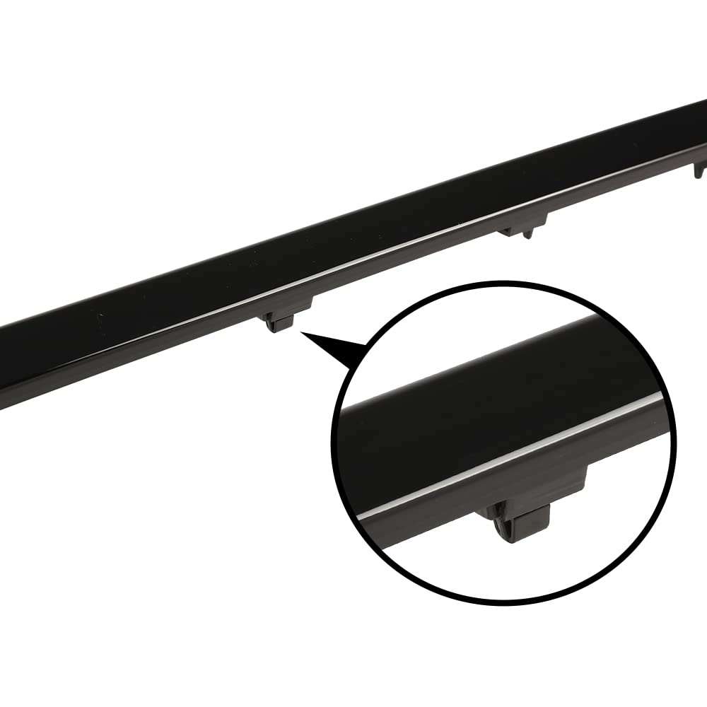 G-PLUS Grill Hood Molding Trim Compatible with Mini Cooper R55 R56 R58 R59 2007-2015 Front Grille Trim Moulding MC1235100 51132751040 Black (NOT Fit S)