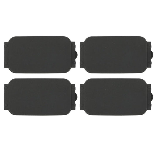 G-PLUS Truck Bed Rail Cap Plastic Bedrail Insert Plug Box 4pcs Compatible with Ford F150 2015-2023/ Fits Ford F250 F350 Super Duty 2017-2023 (for Either Side Molding On 5.5' / 6.5' Foot Beds)