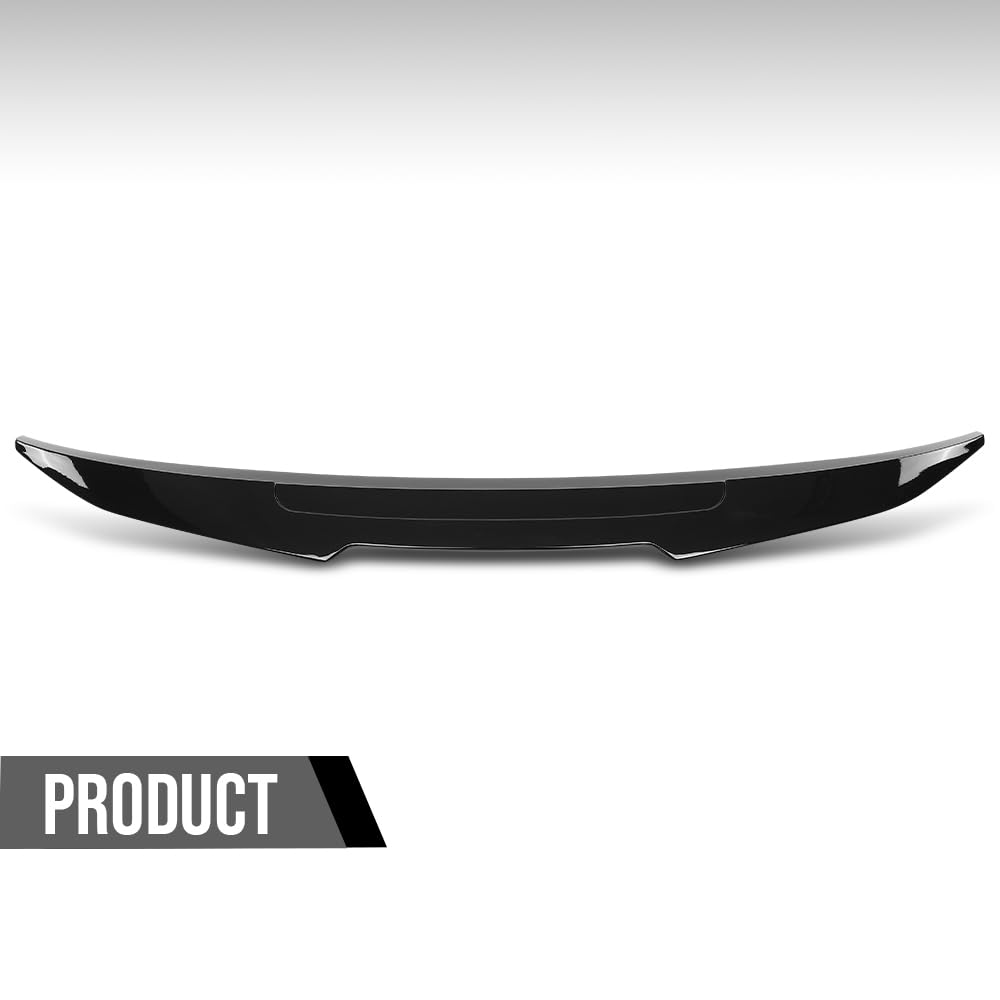G-PLUS Rear Trunk Spoiler Wing Compatible with BMW 3 Series G20 330i M340i Sedan Only 2019 2020 2021 2022 Glossy Black