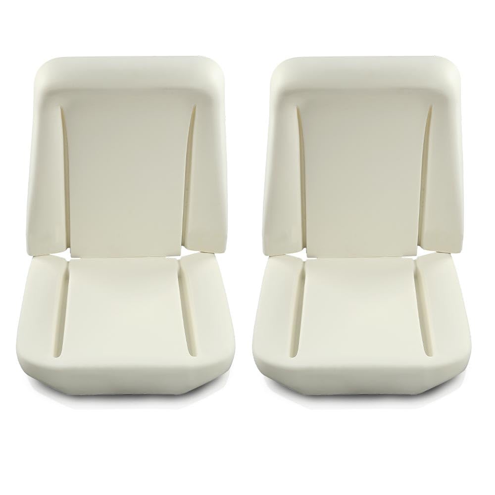 G-PLUS Front Bucket Seat Buns Foam Cushion Fit 1966-1967 Cutlass/1966-1970 Chevy&El Camino&Buick Skylark&GTO &Tempest/1966-1969 Impala/1968-1971 Nova/1966-1969 Pontiac Full Size MF102