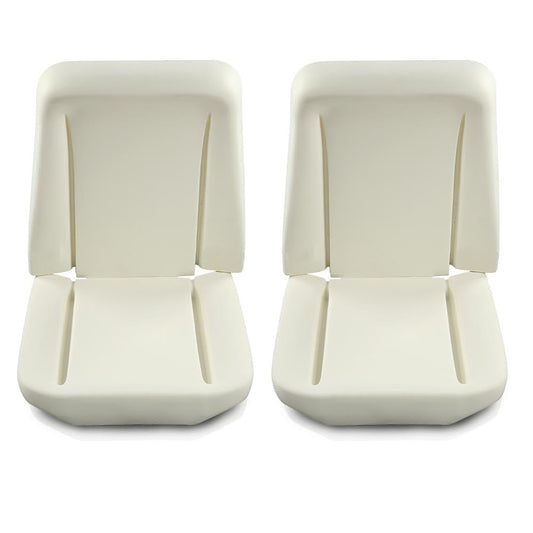 G-PLUS Front Bucket Seat Buns Foam Cushion Fit 1966-1967 Cutlass/1966-1970 Chevy&El Camino&Buick Skylark&GTO &Tempest/1966-1969 Impala/1968-1971 Nova/1966-1969 Pontiac Full Size MF102