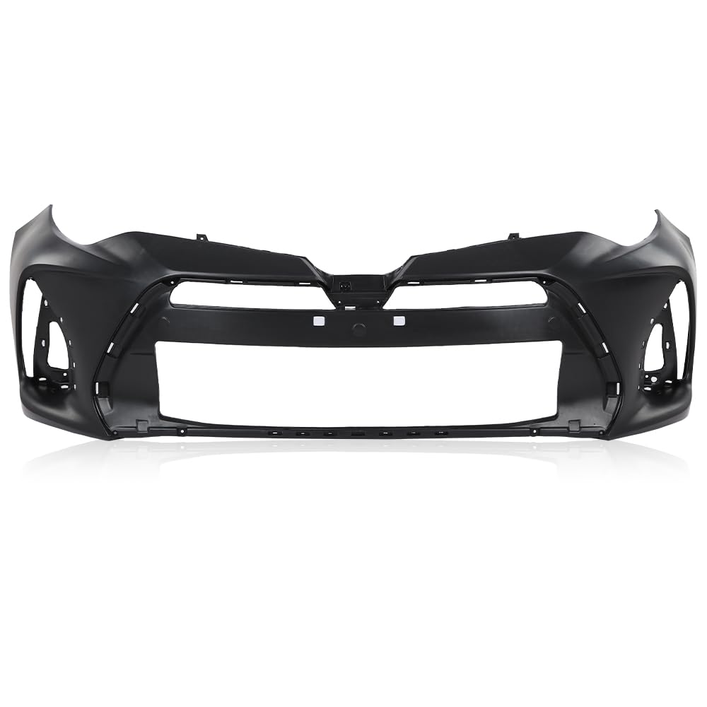 G-PLUS Primered Front Bumper Cover Fascia Compatible with Toyota Corolla Sedan 4-Door SE & XSE Models Only 2017 2018 2019, TO1000424, 191275425794