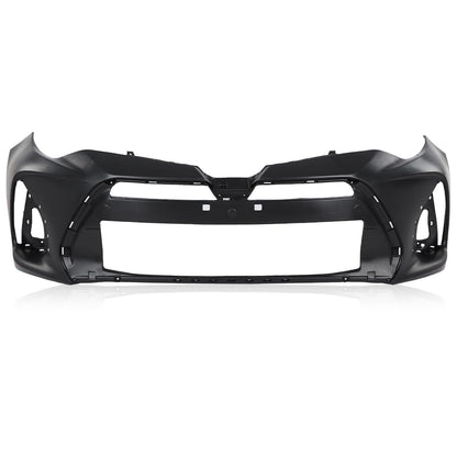 G-PLUS Primered Front Bumper Cover Fascia Compatible with Toyota Corolla Sedan 4-Door SE & XSE Models Only 2017 2018 2019, TO1000424, 191275425794
