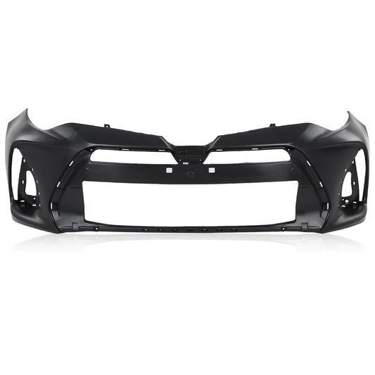 G-PLUS Primered Front Bumper Cover Fascia Compatible with Toyota Corolla Sedan 4-Door SE & XSE Models Only 2017 2018 2019, TO1000424, 191275425794