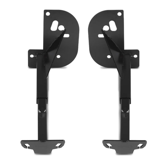 G-PLUS Front Camper Tie Downs Bar Compatible with Ford F250 F350 F450 Super Duty 2011-2016 8 Feet Bed Length Black