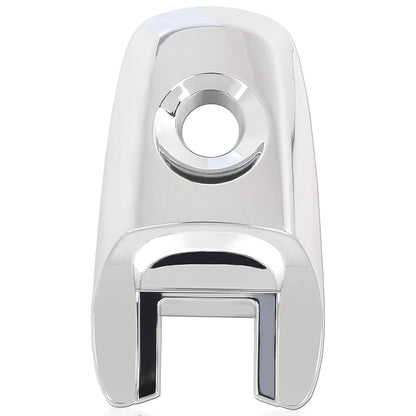 G-PLUS Front Driver Chrome Exterior Door Handle Lock Cylinder Cap Compatible with 2011-2019 Ford Explorer