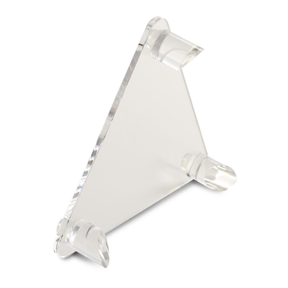 G-PLUS Tripod Acrylic Display Ball Stand Clear for Basketball Football Soccer Bowling, 3 Peg Holder