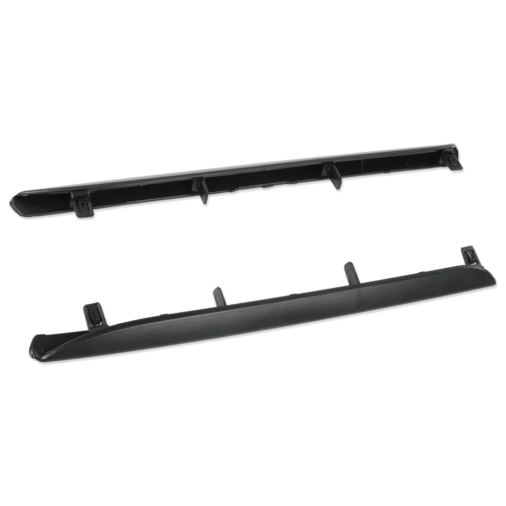 G-PLUS Left & Right Rear Bumper Lower Trim Molding Compatible with Toyota Camry SE XSE 2018 2019 2020 2021 5272306010, 5272406010 Black Bumper Molding Trim Lower 2PCS