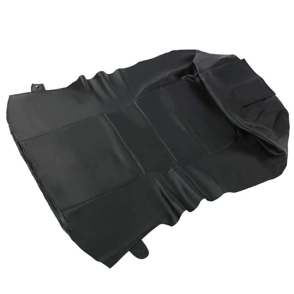 G-PLUS Snowmobiles Seat Cover Compatible with Polaris Indy XC500/600/700 1996-2003 Seat Protector Replacement (Black Synthetic Leather)