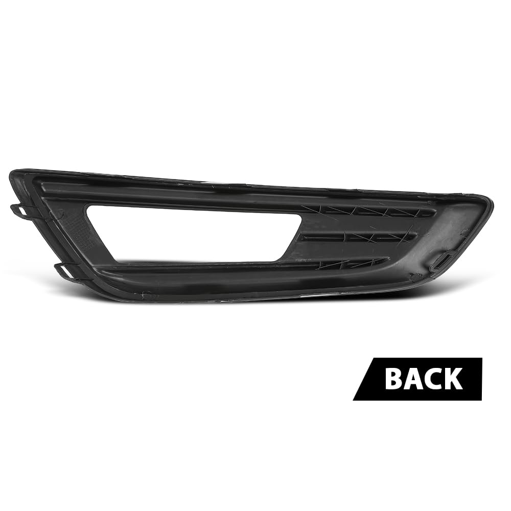 G-PLUS Left Fog Light Trim Cover, Compatible with Ford Focus 2015-2018, Driver Side, F1EZ15266K, FO1038151