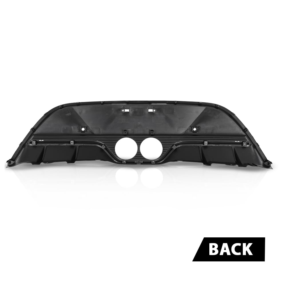G-PLUS Bumper Cover Rear Lower Compatible with Hyundai Veloster 2013-2017 Fit Models with Rear Object Sensor Holes 866502V521, HY1115117 Black