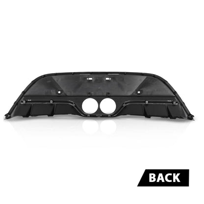 G-PLUS Bumper Cover Rear Lower Compatible with Hyundai Veloster 2013-2017 Fit Models with Rear Object Sensor Holes 866502V521, HY1115117 Black